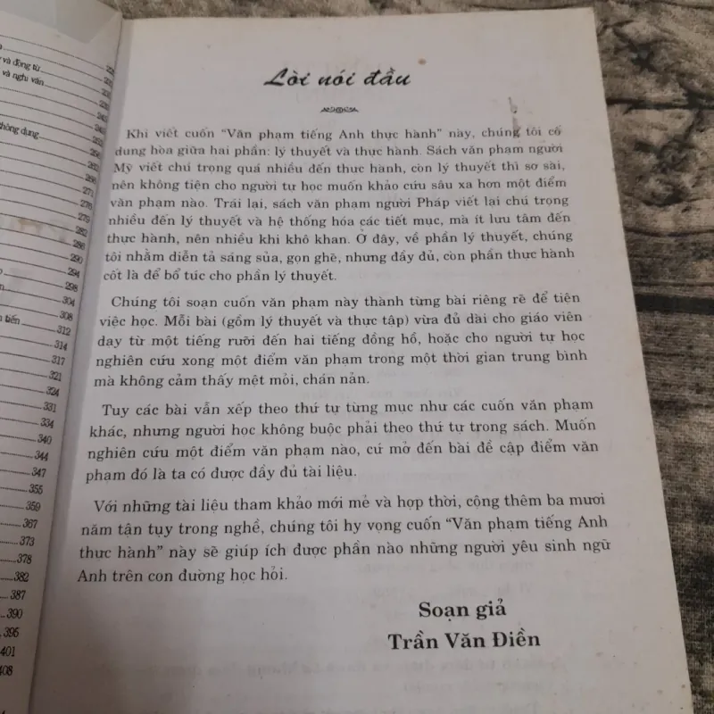 Soạn giả Trần Văn Điền. VĂN PHẠM TIẾNG ANH THỰC HÀNH 757293
