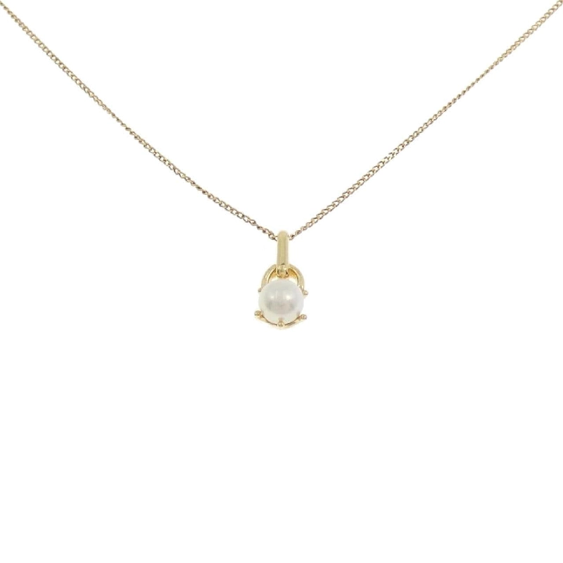 K18YG Ngọc trai Akoya Dây chuyền 5.2mm - Hàng hiệu Chính hãng 855891