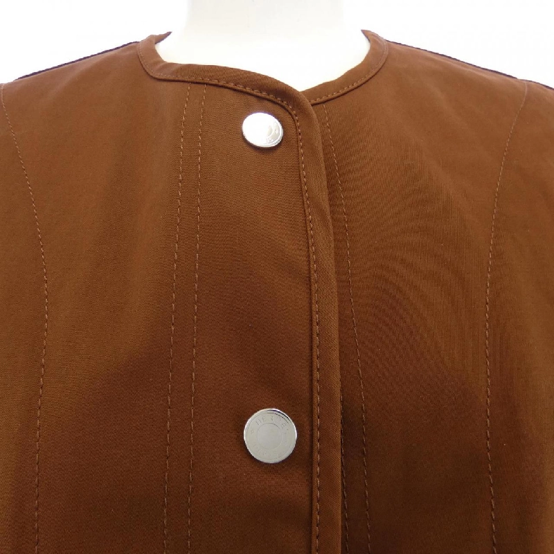 【Khuyến mãi】Áo khoác không cổ HERMES 635672