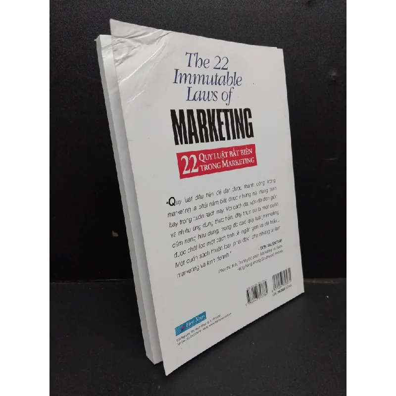 [Phiên Chợ Sách Cũ] 22 Quy Luật Bất Biến Trong Marketing Al Ries - Jack Trout 2021 2303 419586