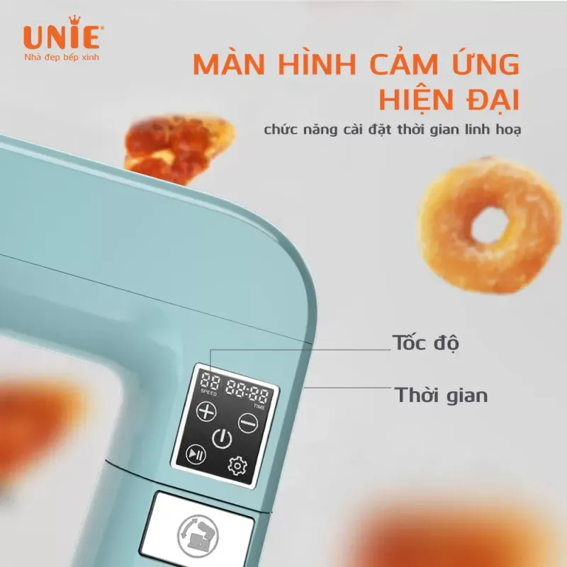 Máy nhồi bột UNIE UE-990 dung tích 6.5L, công suất 1800W, 10 tốc độ điều chỉnh 957080
