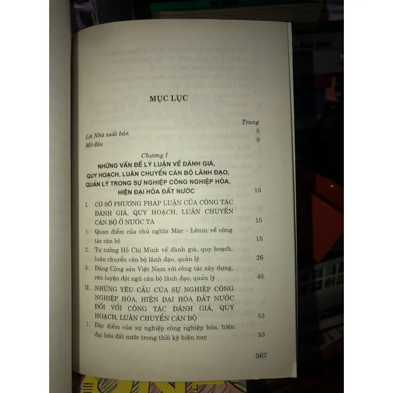 Đánh giá, quy hoạch, luân chuyển cán bộ lãnh đạo, quản lý thời kỳ công nghiệp hóa… 782096