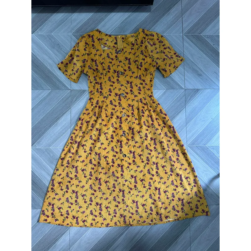 Váy hoa dáng dài size M  975690