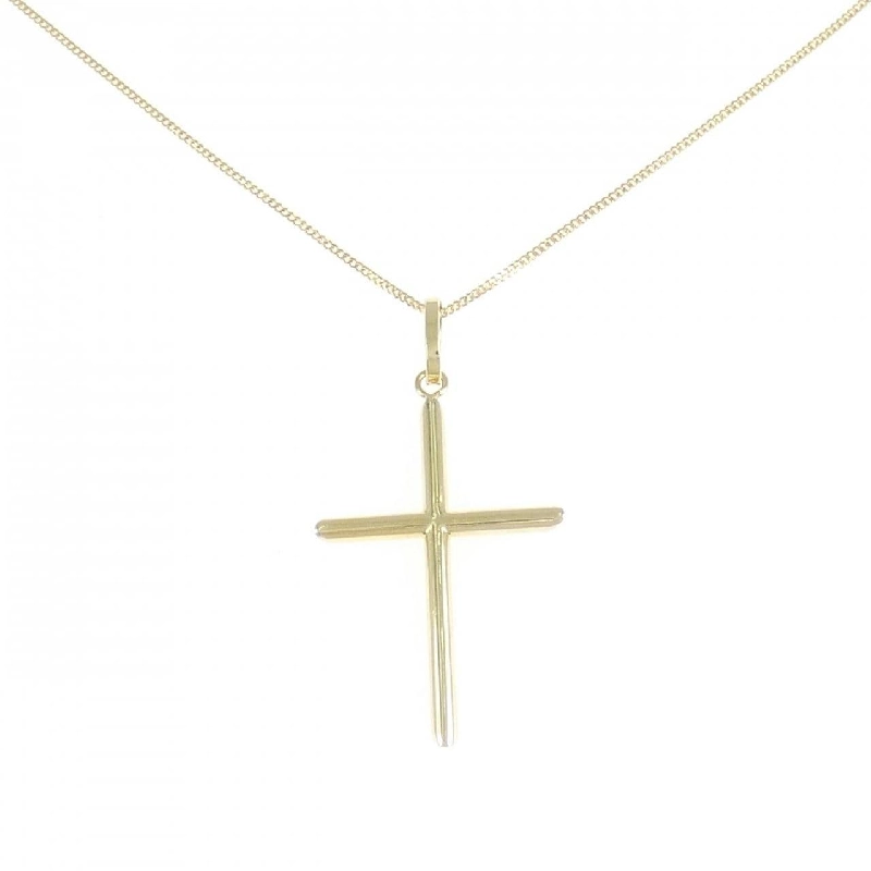 K18YG Dây chuyền hình chữ thập - Hàng hiệu Chính hãng 857701