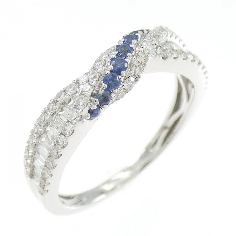 Nhẫn Sapphire K18WG 0.10CT 668728