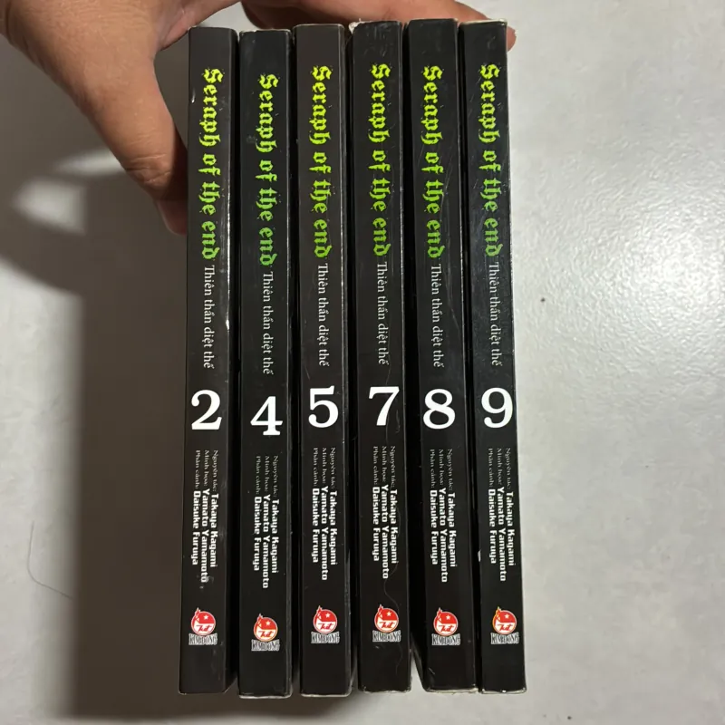 Seraph of the end - Thiên thần diệt thế (6 cuốn) Tập 2, 4, 5, 7, 8, 9 (Co) 776785