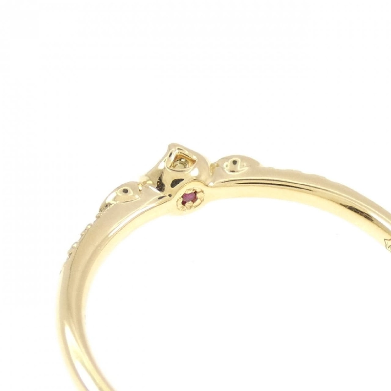 Nhẫn kim cương K18YG 0.132CT 669970