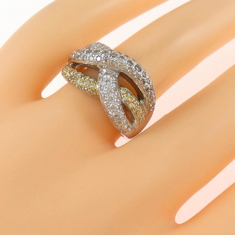 Nhẫn kim cương 750WG/750YG 0.47CT - Hàng hiệu Authentic 854499