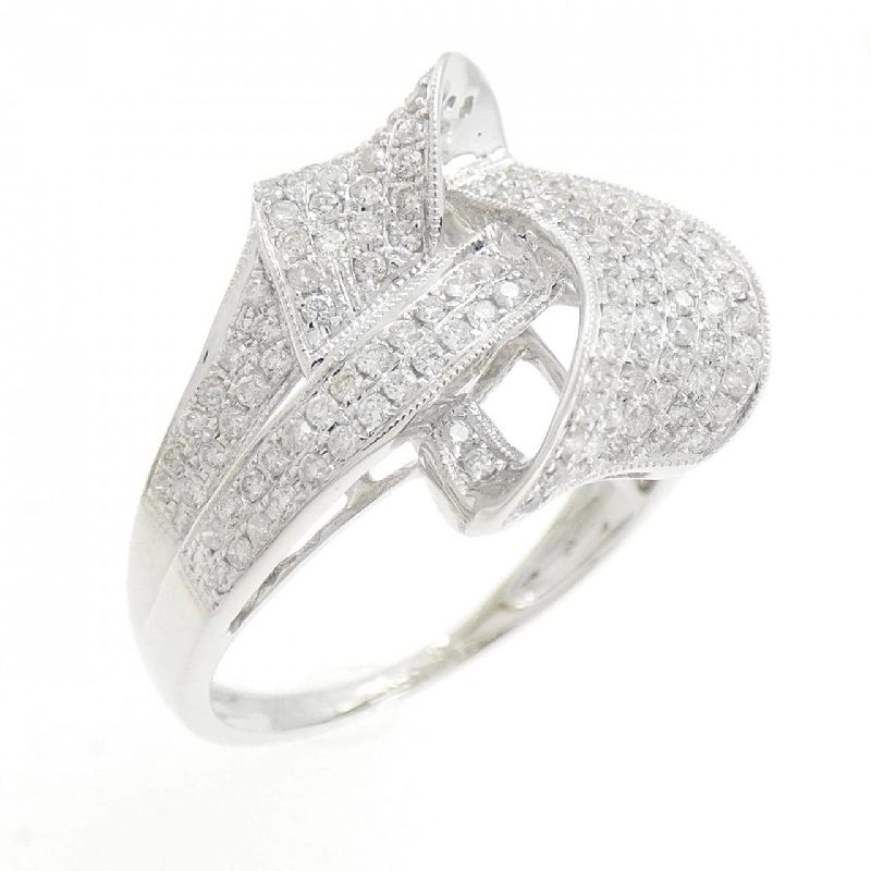 Nhẫn kim cương K18WG 0.50CT 670880