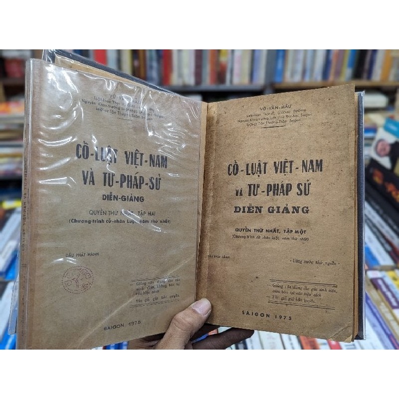 Cổ luật việt nam và tư pháp sử diễn giảng - Vũ Văn Mẫu 2 tập 121365