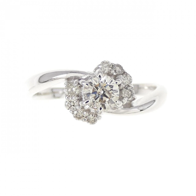 Nhẫn kim cương K18WG 0.228CT 672686