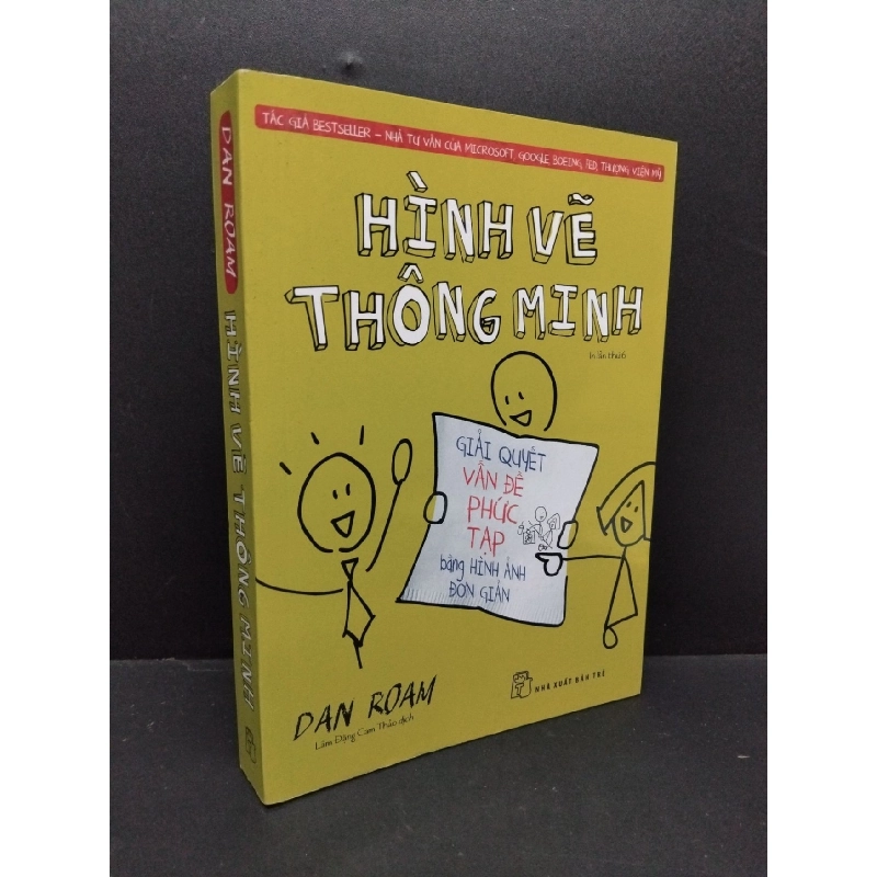 (TẶNG BOOKMARK) Hình vẽ thông minh mới 90% ố nhẹ 2017 RBK1410 Dan Roam TÂM LÝ 945003