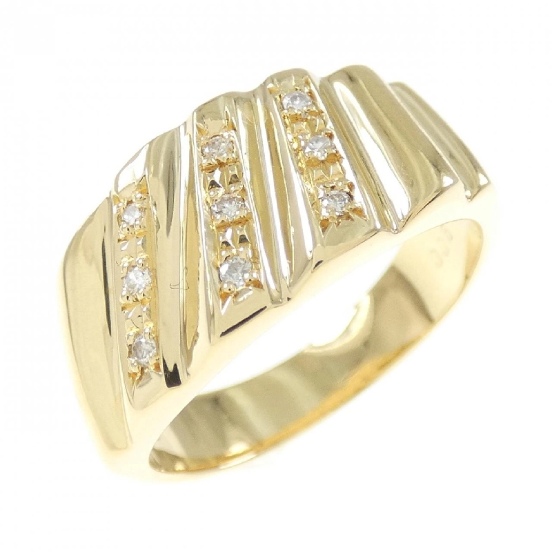 Nhẫn kim cương K18YG 0.06CT 671675