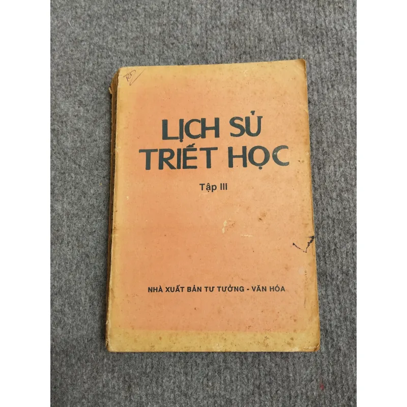 LỊCH SỬ TRIẾT HỌC TẬP III 689593