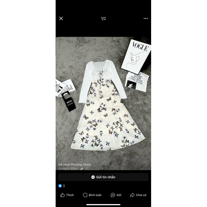Set đầm hoa 500359