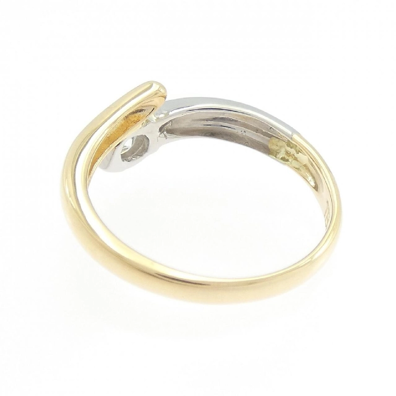 Nhẫn kim cương K18YG/PT900 0.18CT 666806