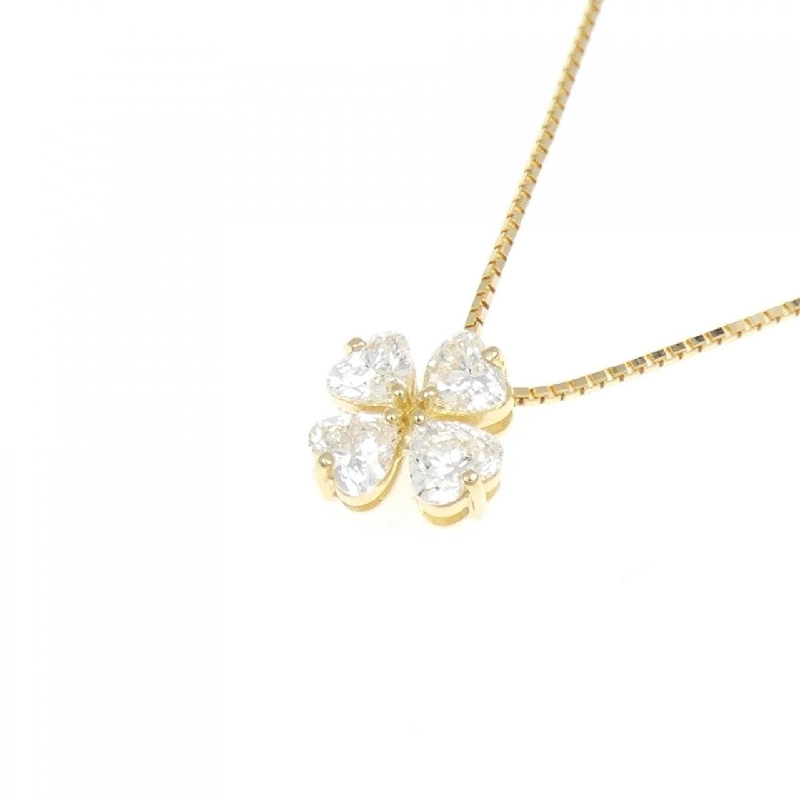 Dây chuyền kim cương K18YG 0.529CT F VVS1-2 hình trái tim - Hàng hiệu chính hãng 876042