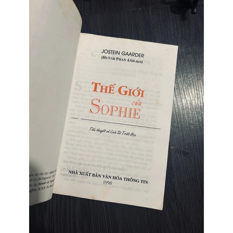 Thế giới của Sophie (bản in 1998) 383739