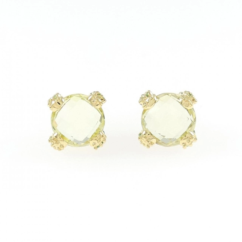 K18YG Đá Quý Bông Tai - Hàng hiệu Chính hãng 866846