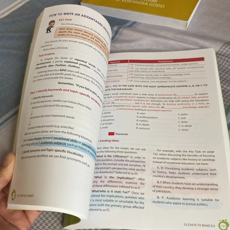 Sách Ielts WRITING  journey 8.0 gốc chuẩn đẹp 753983