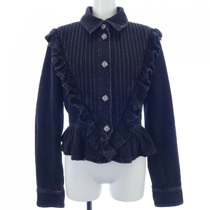 【Mã giảm giá】Áo khoác denim CHANEL 635456