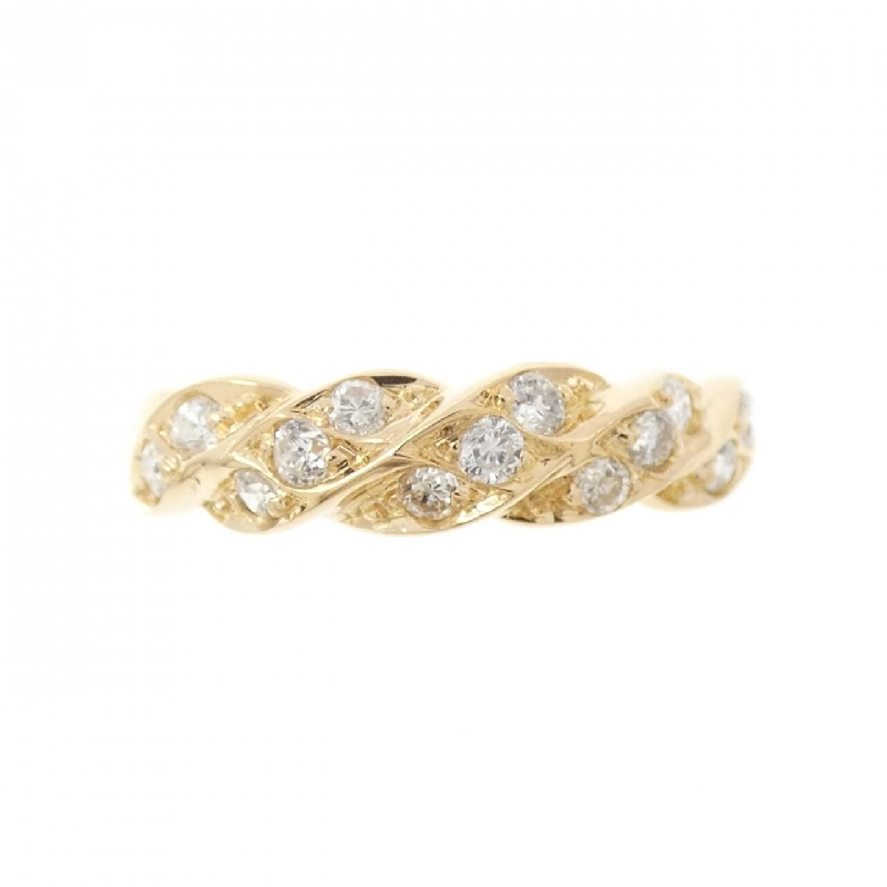 Nhẫn kim cương K18YG 0.20CT 671711