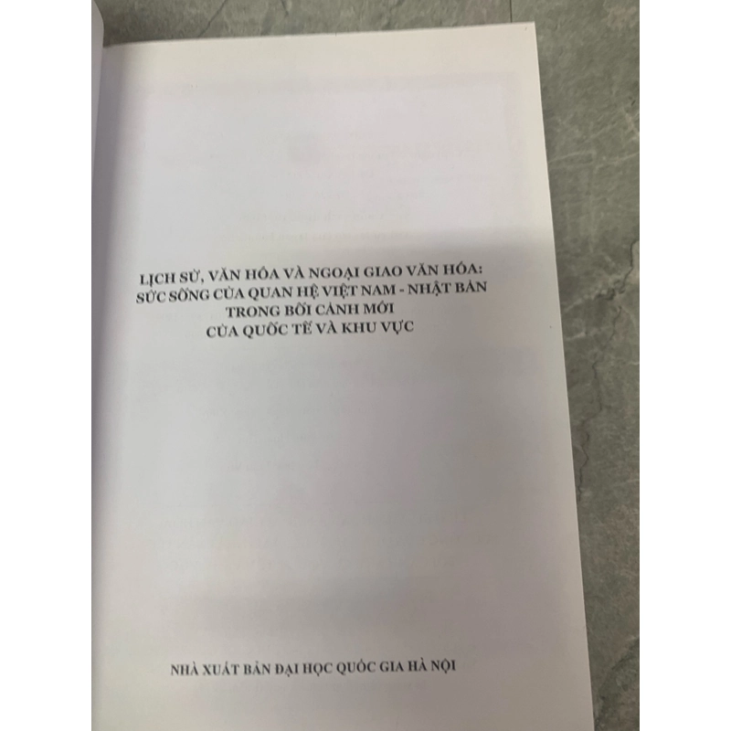 Lịch sử, văn hóa và ngoại giao văn hóa: Việt Nam - Nhật Bản 274957