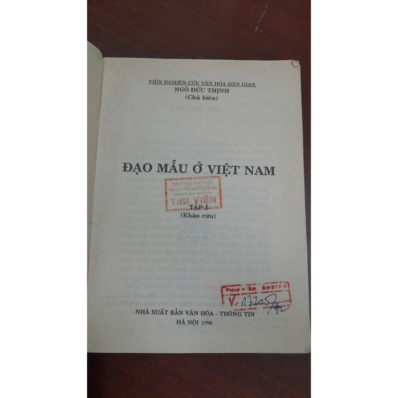 ĐẠO MẪU Ở VIỆT NAM- Ngô Đức Thịnh 272231