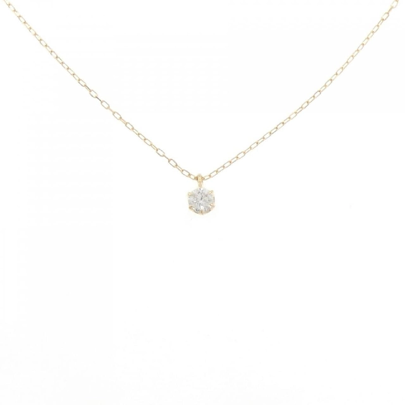 K18YG Solitaire Dây chuyền kim cương 0.148CT - Hàng hiệu Chính hãng 856432