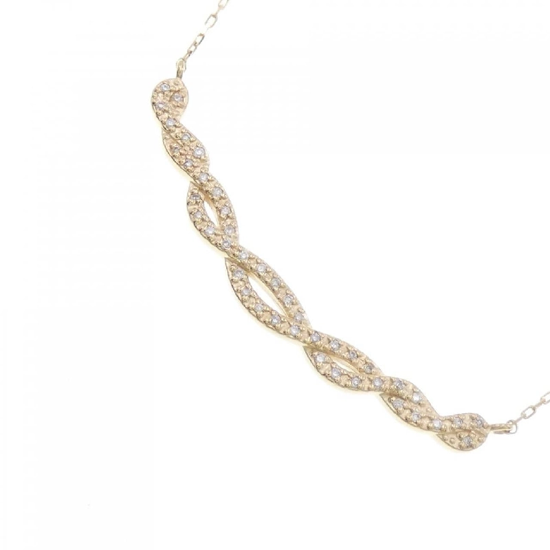 Dây chuyền kim cương K18YG 0.06CT - Hàng hiệu chính hãng 861525