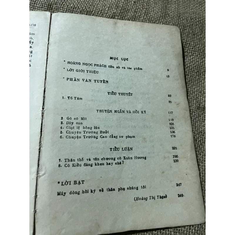 tuyển tập Hoàng Ngọc Phách 573706