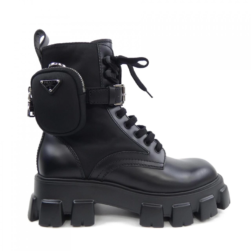 Giày boot PRADA Monolith kèm túi 2UE007 logo hình tam giác - Hàng hiệu Authentic 907061