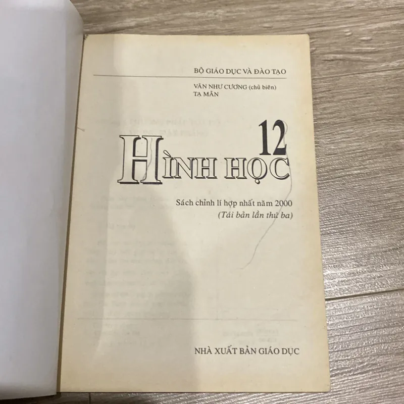 HÌNH HỌC 12 (XB 2003) 994085