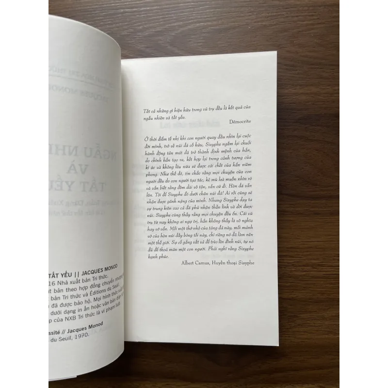 Ngẫu nhiên và tất yếu - Jacques Monod 934154