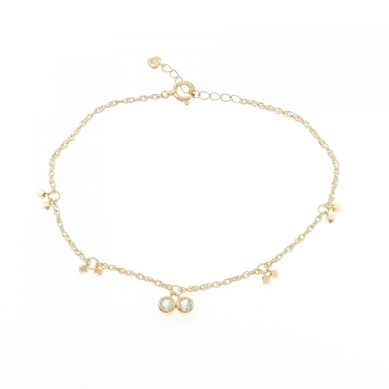 K18YG Aquamarine Bracelet - Hàng hiệu Authentic 878969