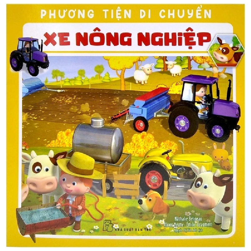 Phương tiện di chuyển. Xe nông nghiệp - Nathalie Bélineau, Alexis Nesme, Émilie Beaumont 2020 New 100% HCM.PO 344356