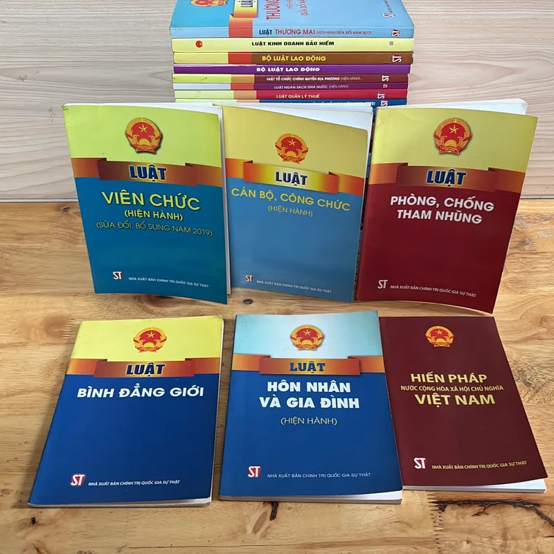 II Sách Pháp Luật, Chính Trị: Chồng Sách (25 Cuốn) 733489