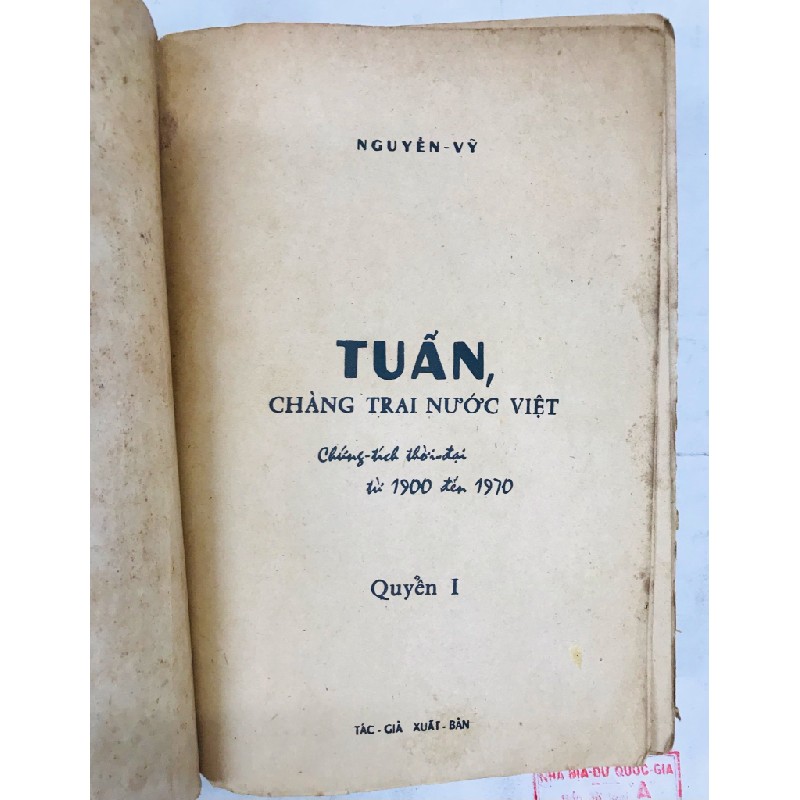 Tuấn chàng trai nước việt - Nguyễn Vỹ ( trọn bộ 2 cuốn ) 128850