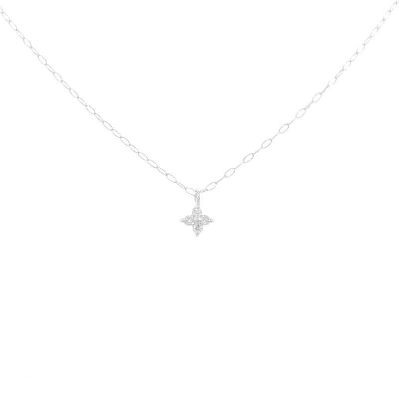 K18WG Dây chuyền kim cương 0.03CT - Hàng hiệu Chính hãng 863277