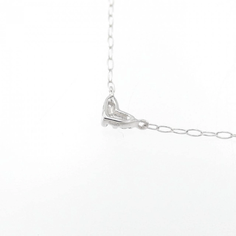 K18WG Dây chuyền kim cương hình trái tim 0.02CT - Hàng hiệu Chính hãng 861779