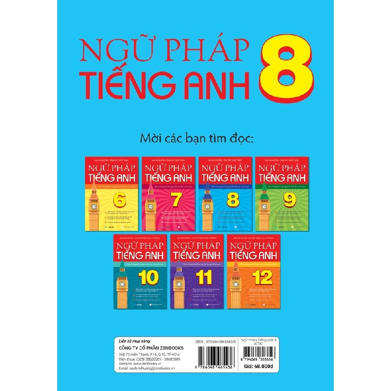 Ngữ Pháp Tiếng Anh 8 (Theo Chương Trình Khung Của Bộ Giáo Dục Và Đào Tạo) - Mai Lan Hương, Trần Thị Tuyết Trinh 147265