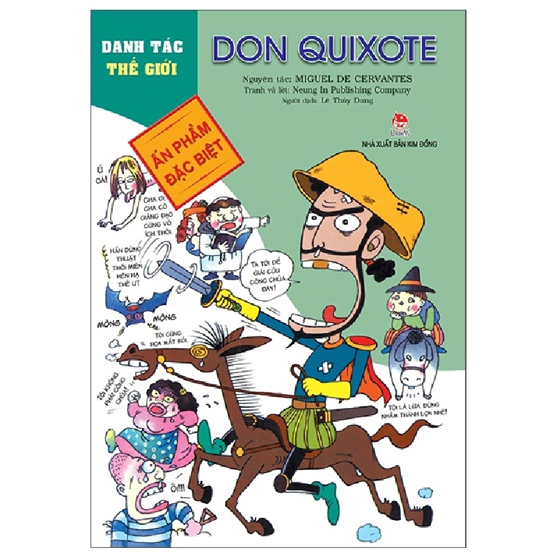 Danh Tác Thế Giới - Don Quixote - Neung In Publishing Company, Miguel de Cervantes (Mới 100%) Truyện thiếu nhi, NXB Kim Đồng - SÁCH ĐẠI HỌC 480357