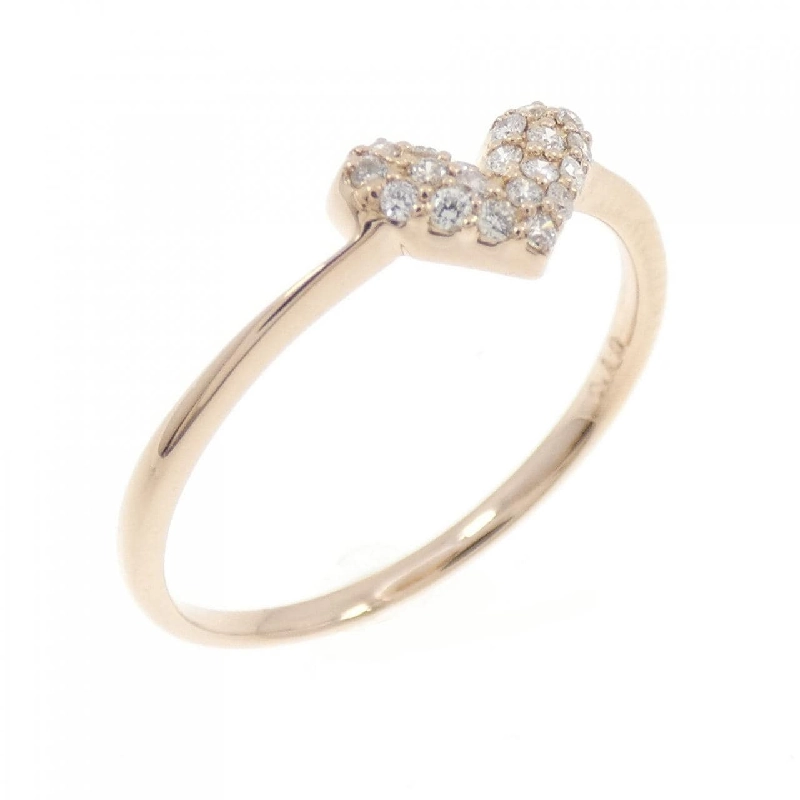 Nhẫn kim cương hình trái tim K18PG 0.10CT 667232