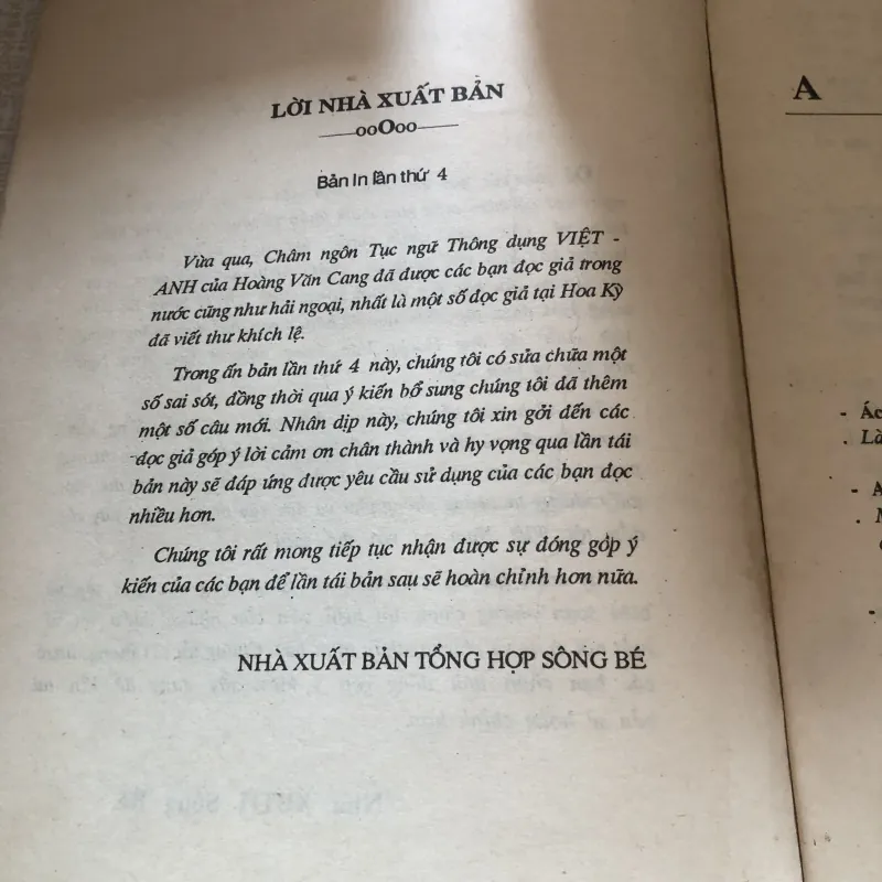 Châm ngôn và tục ngữ thông dụng Việt Anh 1000265