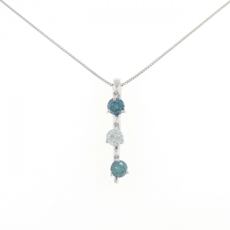 K18WG Dây chuyền kim cương 1.00CT - Hàng hiệu Chính hãng 860586