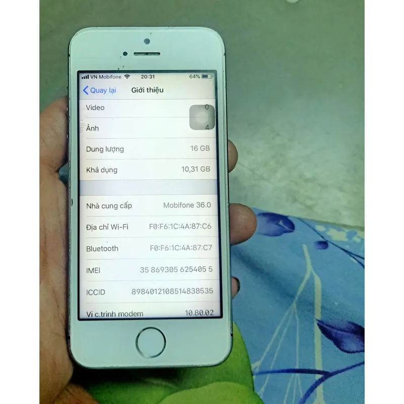5s/16gb quốc tế,icloud sạch.( xin đọci hết bài) 734920