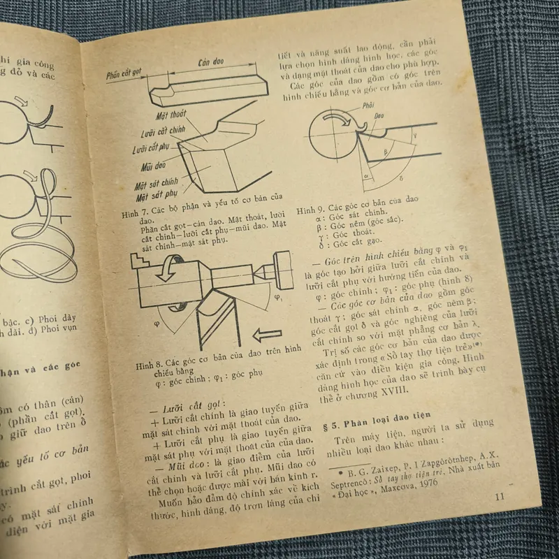 (Bìa cứng, bìa vải) Kỹ Thuật Tiện - P.M.Đênhejnưi, G.M.Chixkin, I.E.Tơkho - Năm 1981 606348