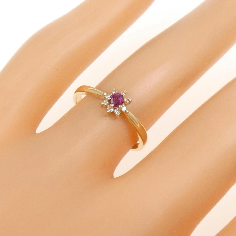 Nhẫn Ruby K18YG - Hàng hiệu Chính hãng 852922