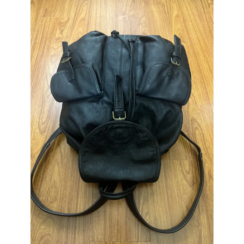 Balo nam 27x42x16 da thật 2hand 992644