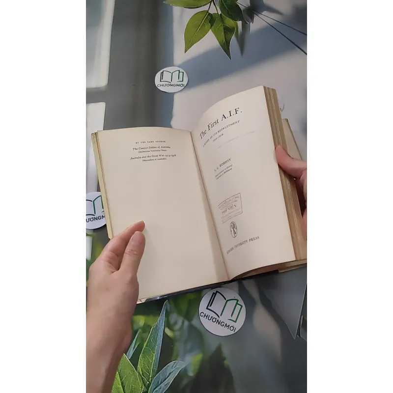 [MIỄN PHÍ BỌC SÁCH] [XƯA] The First A.I.F. (1970) - L. L. Robson 990093
